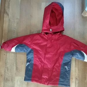 Athletic Works Boys 2T Red Heavyweight‎ Winter Hooded Coat